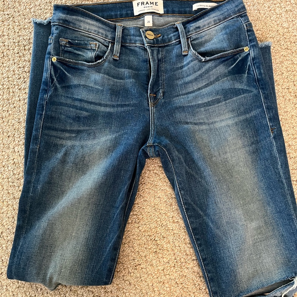 Frame Denim  Le Skinny De Jeanne wash Irving place